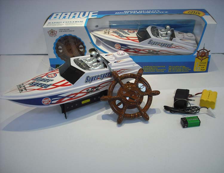 四通遥控赛艇包电 838